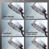 81jbyFqlozL._AC_SL1500_.jpg Cobbe Hard Water Filter Shower Head and Hose with 20 Stage Filter, 6 Spray Jet Modes High Pressure Bathroom Shower Head, Large Powerful Handheld Showerhead for Residual Chlorine Remove