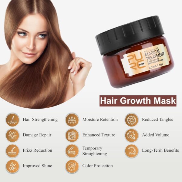 81jt-D9SPnL._AC_SL1500_.jpg Glamza Pure Magical Hair Mask 60ml Keratin Argan Hair Treatment 5 Seconds Mask Root Repair Nourishing