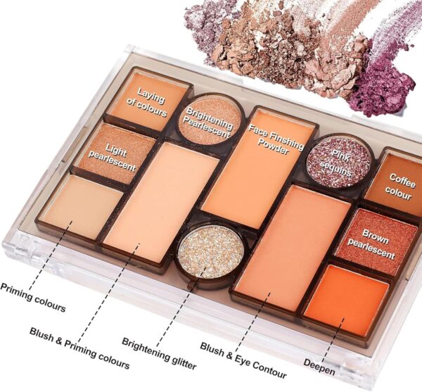 Makeup Sets For Girls Teenagers, All In One Makeup Kit, Makeup Gift Sets For Women With Makeup Storage Bag - Eyeshadow Palette Lip Glosses Concealer Primer Face Powder Mascara Eyebrow Pencil Eyeliner