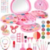 Ophy Kids Makeup Sets for Girls - 64PCS Girls Toys Washable Make Up Set, Childrens Princess Play Games Toy Presents, Girls Make Up Set Birthday Gifts Set for Age 3 4 5 6 7 8 9 10 11 12 Year Old