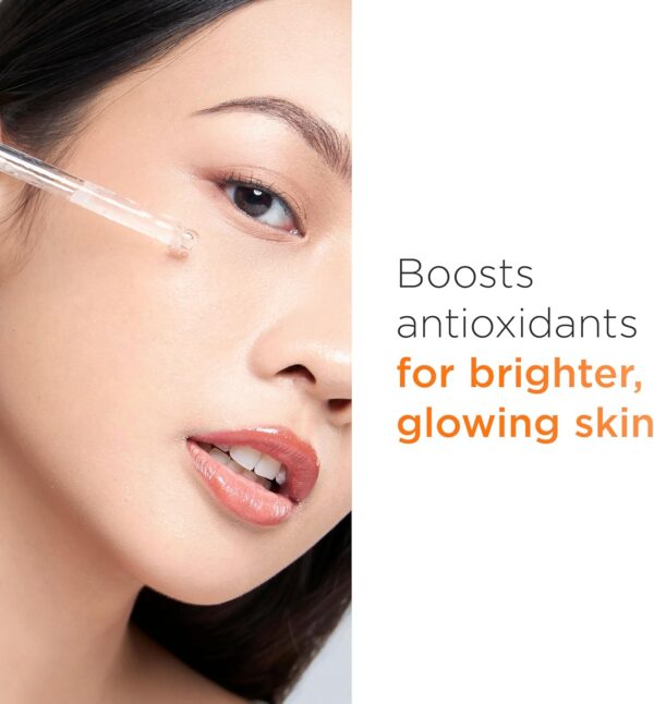 Simple 10% Vitamin C + E + F Booster Serum, Vitamin C serum for Face, Suitable for all Skin Types for Youthful, Glowing Skin 30 ml