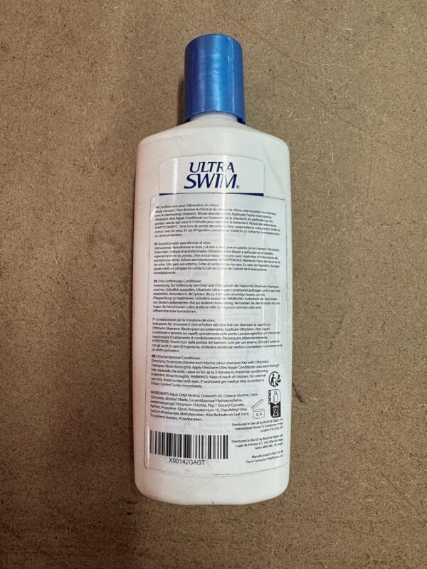 UltraSwim Chlorine Removal Shampoo and Repair Conditioner Set, 207mL x 2 - Repair, Protect and Nourish Your Hair After Swimming. Unique Formula Designed To Neutralise And Remove Chlorine From Hair