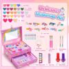 Unicorn Gifts for Girls 4 5 6 7 Year Old , Kids Makeup Sets for Girls Pretend Makeup Sets for Girls Unicorn Toys for Girls Age 4 5 6 7 Princess Toys Kids Birthday for 3-9 Year Old Girls