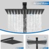 81mWsVERdJL._AC_SL1500_.jpg Biubiubath Thermostatic Mixer Shower Set, Anti-Scald Exposed Thermostatic Shower Valve,Height Adjustable Shower Mixer Set,Square Handheld & 10 inches (250mm) Overhead Rainfall Shower,Matt Black
