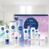 NIVEA Women's Feel Pampered Skincare Regime Gift Set, Includes Shower Cream, Anti-Perspirant, Body Lotion, Moisturising Day and Night Cream