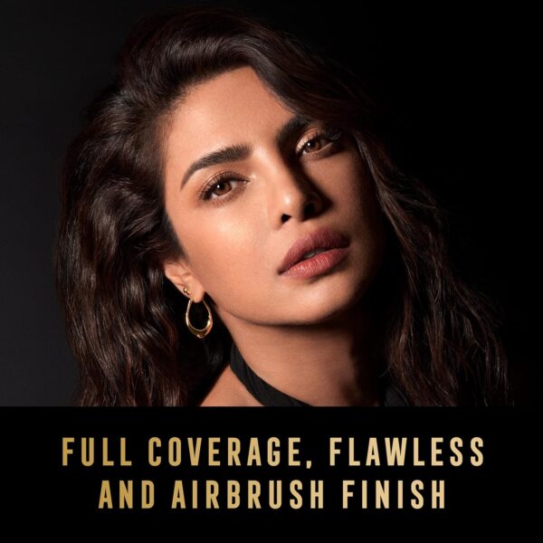 MAX FACTOR - Facefinity All Day Flawless Foundation - 3-in-1 Concealer, Liquid Foundation & Face Primer - Up To 30hr Wear - Flawless Airbrush Finish, SPF 20, Vegan - C50 Natural Rose - 30ml