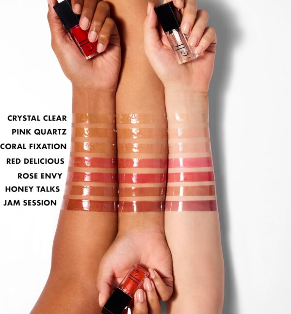 e.l.f. Glow Reviver Lip Oil, Nourishing Tinted Lip Oil For A High-Shine Finish, Infused With apricot oil, Vegan & Cruelty-Free, Rose Envy