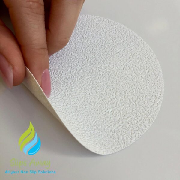 Non Slip Bath Mat Shower Stickers adhesive non rubber (10 Large White Discs)