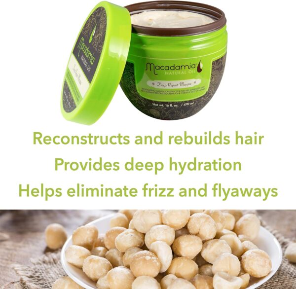 Macadamia Natural Oil - Hair Care Deep Repair Masque (for Dry, Damaged Hair) 500ml/16.9oz