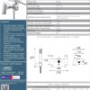Bristan OR BSM C Orta Bath Shower Mixer - Chrome Plated