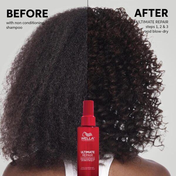 Wella Professionals Ultimate Repair Gift Set | Includes Shampoo, Conditioner and Miracle Hair Rescue Spray Serum | Ultimate Daily Routine for Damaged Hair