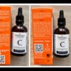 Big 2.11oz. Organic Vitamin C Serum for Face with Hyaluronic Acid & Niacinamide. Anti-Dark Spots, Wrinkle, Aging Brightening Facial and Eye Contour Vitamin C Serum. Brightening Women and Men Skin Care