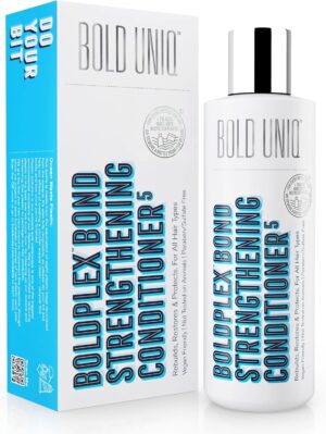 BoldPlex 5 Bond Strengthening Protein Conditioner for Dry Damaged hair - Hydrating Formula for Curly, Dry, Coloured, Frizzy, Broken or Bleached Hair Types. Cruelty-free & Vegan