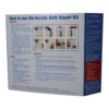 Acrylic Bath Repair Kit White. UK Made Specialist Acrylic Solution for Repairing Chips Scratches Dents & Hairline Cracks on Acrylic Plastic, Fibreglass and Stone Resin Baths & Shower Trays