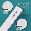 FANDAMEI Double Sided Nail Files, 15pcs Nail Styling Tools - 100/180 Grit Emery Boards for Home & Salon Use