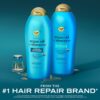 OGX Renewing + Argan Oil of Morocco Shampoo & Conditioner Set, Damage Repairing Helps Strengthen & Repair Dry, Damaged Hair, Sulfate-Free Surfactants, Four Pack, 4 x 25.4 fl. Oz