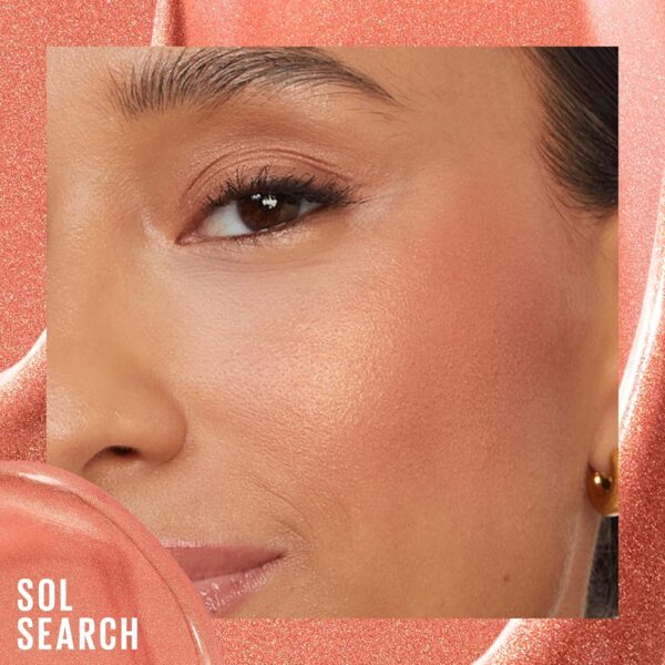 Maybelline New York, SUNKISSER, Multi-Purpose Illuminating Liquid Blush, Blush, Highlighter and Bronzer, Healthy Glow, Tanned Complexion, Glowy Makeup, Shade: Sol Search - 4.7 ml