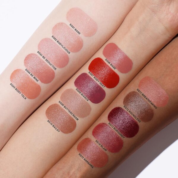 Oulac Nude Moisturising Lipstick - Beige Lip Balm Tinted, Nourishing Lips, Lip Base Primer, Satin Matte Finish, Creamy Texture, Highly Pigmented, With Shea Butter, Vegan Clean Beauty 4g SG01 Bare