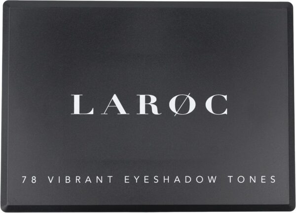 LaRoc 78 Shade Eyeshadow Palette - High Pigment Makeup Palette with Nude Eyeshadow, Powder Blush, Matte & Shimmer Shades - Gold to Black Eye Shadows, Applicators & Make Up Mirror