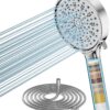 81xQR9q6TsL._AC_SL1500_.jpg Cobbe Hard Water Filter Shower Head and Hose with 20 Stage Filter, 6 Spray Jet Modes High Pressure Bathroom Shower Head, Large Powerful Handheld Showerhead for Residual Chlorine Remove
