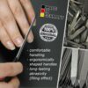 3 Swords Germany - Sapphire Metal Nail File 2 Pieces with 1 Piece 3-Way Nail Buffer – Nail Care for You Made in Germany