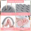 Opopark 6 Packs of Shower Sponges, Exfoliating Shower Sponges,Adult Shower Foam Sponge Rubbing Bath Sponge,Soft Shower Scrub,Male and Female Body Cleaning Products