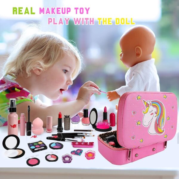 Kids Makeup Sets Girls Toys - Girls Make up Set Kids Make up for Toddler Kid Girl Children Princess Pretend Play Christmas Birthday Gifts Presents Toys for Girl age 3 4 5 6 7 8 9 10 11 12