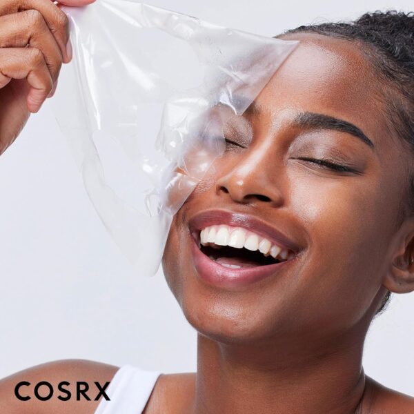 COSRX Advanced Snail Mucin Glass Glow Hydrogel Face Masks Skincare, Collagen Face Mask, Overnight Peel Off Korean Face Mask for Hydration Boost, Glass Skin Face Mask Korean Skincare, Pack of 3
