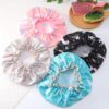 Phoetya 4 Pack Unicorn Shower Caps, Double Layer Waterproof Shower Hat Reusable Elastic Band Bath Caps for Women and Girls Shower Spa