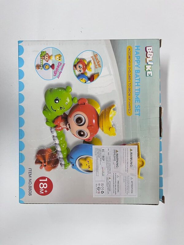 BBLIKE Baby Bath Toys, Bath Toys for 3, 4,5+ Years Old Boys Girls Toddlers Kids Older Children, Monkey Water Toys Shower Toys Bathly Toy with Cup for Babies Gift Toy Set (B)