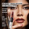 NEW Dermacol - 16-Hour Lip Colour, Highly Pigmented Glossy Lip Stain, Two-Phase Lip Plumper Gloss, Kissproof Lip Makeup Products with Matte and Glitter Finish, n. 23