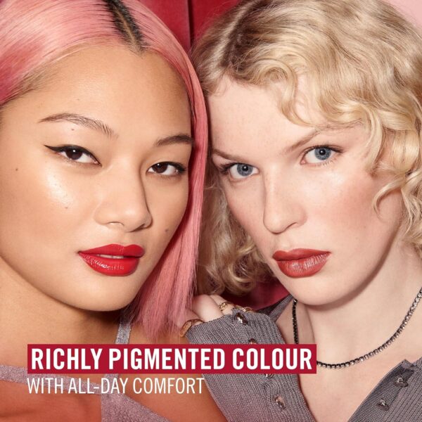 Rimmel Lasting Finish Lipstick 006 Pink Blush, Creamy Satin Finish, Long Lasting 8 HR Wear, Comfortable Formula, Rich Pigment