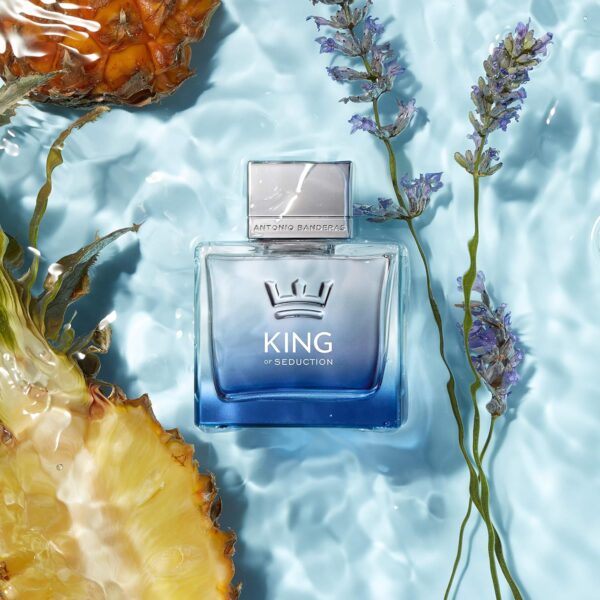 Banderas Perfumes - King of Seduction - Eau de Toilette for Men - Long Lasting - Masculine, Intense and Energetic Fragrance - Bergamot and Apple Notes - Ideal for Day Wear - 100 ml