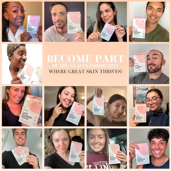 915ybybZWkL._AC_SL1500_.jpg Pimple Patches by Glacia® – 72 Pack of Hydrocolloid Spot Patches for All Skin Types – Gentle and Natural for Clear and Smooth Skin