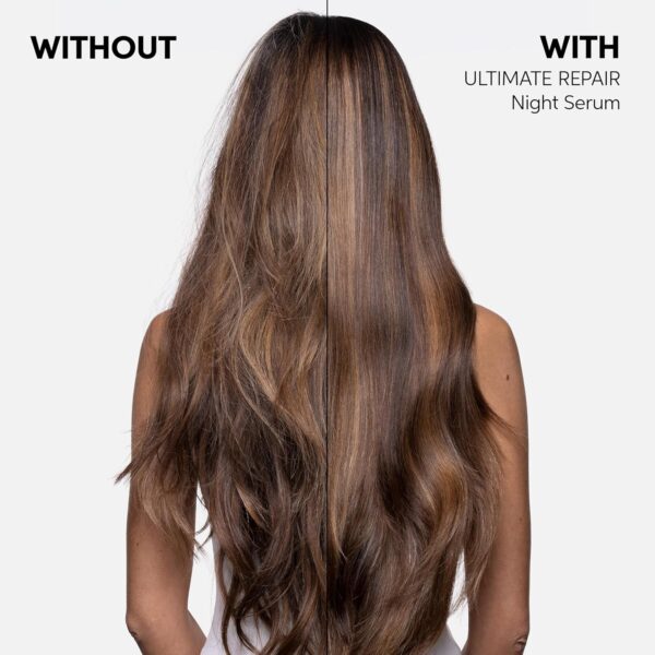 Wella Professionals Ultimate Repair Day/Night Bundle - Miracle Rescue Spray (95ml) & Lightweight Leave-in Night Serum (95ml) Repairs & Rebuilds All Types of Hair Damage