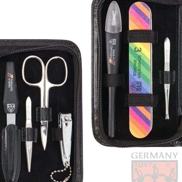 3 Swords Germany 7-Piece MANICURE - NAIL CARE - NAIL SCISSORS - CUTICLE REMOVER set - brand quality since 1927