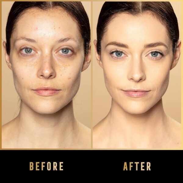 MAX FACTOR - Facefinity All Day Flawless Foundation - 3-in-1 Concealer, Liquid Foundation & Face Primer - Up To 30hr Wear - Flawless Airbrush Finish, SPF 20, Vegan - C50 Natural Rose - 30ml