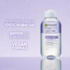 Garnier Skin Active 2 in1 Eye Make Up Remover, Suitable For Waterproof Makeup, Gentle On Eyes and Eyelashes, Use With Reusable Micellar Eco Pads, 125 ml