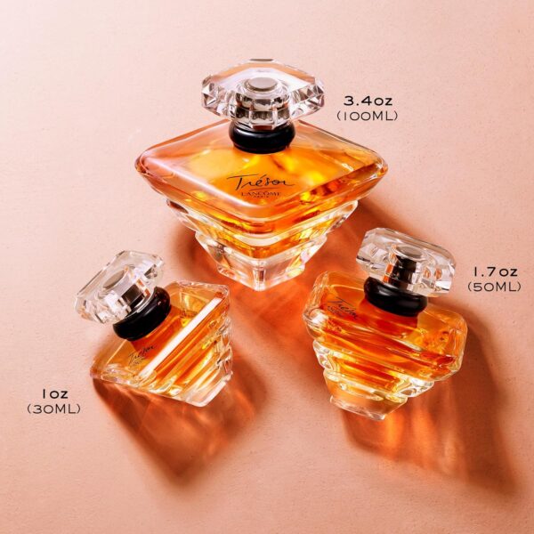 Lancôme Trésor Eau de Parfum – Elegant & Romantic Women’s Fragrance with Rose, Lilac, Peach & Apricot Blossom Notes, Long-Lasting Scent, 30ml