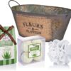 BRUBAKER Cosmetics Bath and Shower Set Aloe Vera - 11-Piece Gift Set in Vintage Bathtub