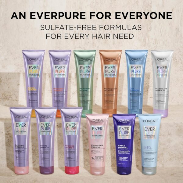 L’Oréal Paris Sulfate Free Moisture 21-in-1 Leave-In Conditioner for Dry Hair, EverPure, 6.7 fl oz