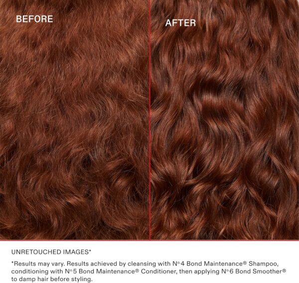 Olaplex No. 6 Bond Smoother, Leave-In Styling Hair Cream Treatment, Smooths, Conditions, & Strengthens, Frizz Control for Up to 72 Hours, For All Hair Types, 100ml