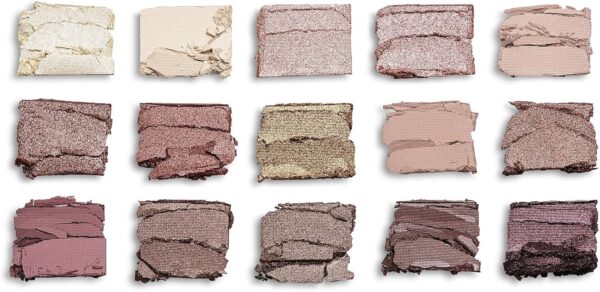 Revolution Beauty London Reloaded Eyeshadow Palette, Highly Pigmented, 15 Shades, Matte and Shimmer Finishes, Iconic 3.0, 16.5g