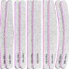 FANDAMEI 10 Pcs Nail File Set, 5 Shapes Nail Files for Acrylic and Gel Nails, 100/180 Grit Emery Boards for Nails, Nail File and Buffer Set