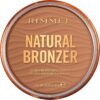 RIMMEL LONDON - Natural Bronzer - Silky-Smooth & Ultra-Fine Bronzing Powder - Sunkissed Look, Mimicking Natural Tan - 002 Sunbronze - 14g