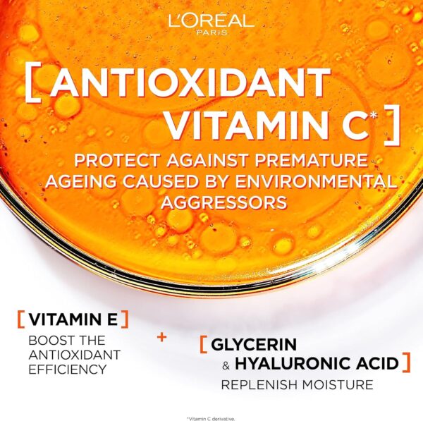L’Oréal Paris Revitalift Clinical SPF 50+ Invisible UV Fluid, Protect, Prevent and Improve Ageing Signs, Non-Oily Formula for All Skin Tones, Advanced UV Protection and Antioxidant Vitamin C, 50ml