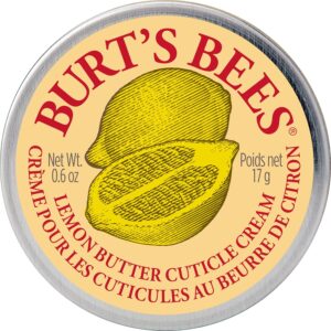 Burt's Bees Cuticle Cream For Nails, Sweet Almond Cuticle Oil With Cocoa Butter & Vitamin E, Lemon Scent, 15g