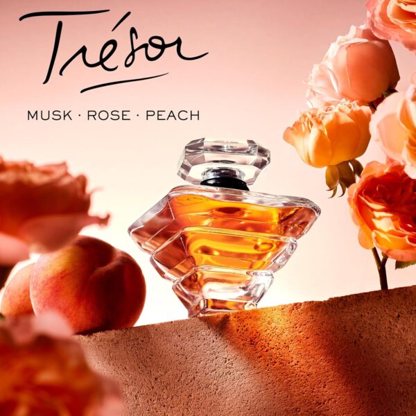 Lancôme Trésor Eau de Parfum – Elegant & Romantic Women’s Fragrance with Rose, Lilac, Peach & Apricot Blossom Notes, Long-Lasting Scent, 30ml