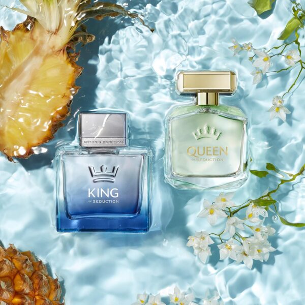 Banderas Perfumes - King of Seduction - Eau de Toilette for Men - Long Lasting - Masculine, Intense and Energetic Fragrance - Bergamot and Apple Notes - Ideal for Day Wear - 100 ml
