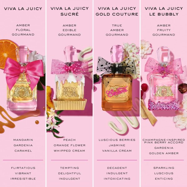 91kb2a6hnPL._AC_SL1500_.jpg Juicy Couture Viva La Juicy Gold Couture Eau de Parfum (100 ml) Fruity & Warm Scent, Luxury Fragrance for Women